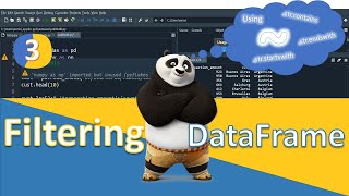 Filtering Pandas Dataframe with strcontains strstartswith strendswith  Tilde [upl. by Mossberg]