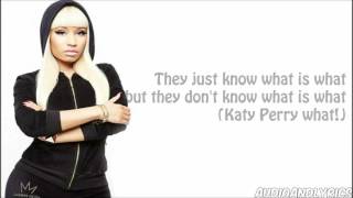 Katy Perry ft Nicki Minaj  Swish Swish Clean Lyrics [upl. by Krista]