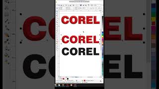 Best Tricks of Use Bevel Text Effect in Corel Draw shorts [upl. by Mattson]