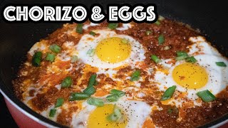 Chorizo amp Eggs  Simple amp Quick Recipe [upl. by Eiramllij]