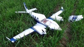 RC ROBBE TwinAir 2 Crash [upl. by Hiett]