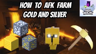 How to AFK farm Gold and Silver High Realms  ROBLOX [upl. by Tiffi631]