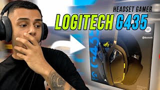 UNBOXING DO HEADSET GAMER LOGITECH  G435 NÃO COMPREM [upl. by Cammy]