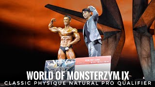 World of Monsterzym IX Classic Physique Natural Pro Qualifier Class AC amp Overall [upl. by Unhsiv]