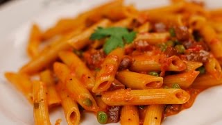 How To Make Penne amp Vegetables In Makhni Sauce  Pasta Recipe By Sanjeev Kapoor  Khana Khazana [upl. by Hewie]