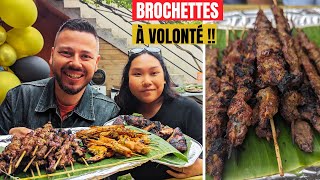 BARBECUE CAMBODGIEN  BROCHETTES à VOLONTÉ [upl. by Mmada]