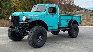 1957 Fargo Power Wagon Runs 12 valve Cummins [upl. by Artsa]