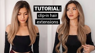 clip in remy hair extensions tutorial ft maxfull hair extensions from amazon [upl. by Stag]