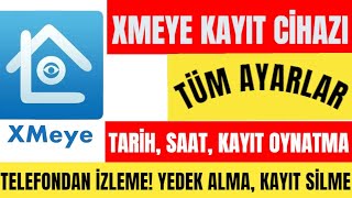 XMEYE 5 MP KAYIT CİHAZI TÜM AYARLAR [upl. by Sax]