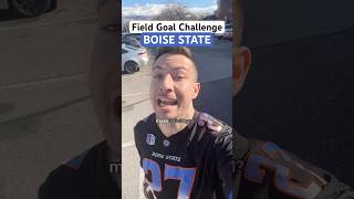 Field goal challenge BOISE STATE boisestate collegefootball bsu broncos mwc boise idaho [upl. by Elleniad]