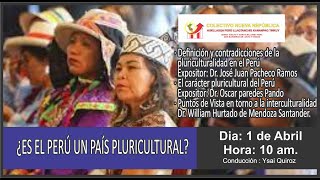 Tema ¿ES EL PERÚ UN PAÍS PLURICULTURAL [upl. by Pestana]