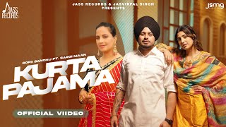 Kurta Pajama Official Video Gopii Sandhu amp Sargi Maan  Lovegill  Punjabi Song  Jass Records [upl. by Yrod]