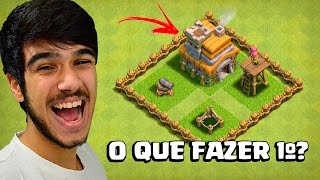 CHEGUEI NO CV 7 E AGORA COMEÇANDO NO CLASH OF CLANS 21 [upl. by Atteuqahs278]