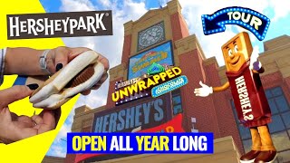 Explore Hersheypark Chocolate World  Chocolate Tour All Year Round  Hershey Pa [upl. by Nannah]