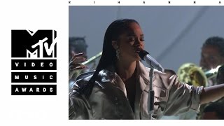 Rihanna  Stay  Love On The Brain  Diamonds Live From The 2016 MTV VMAs [upl. by Noyr]