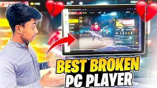 Support Low End Device Player 🥲 Best Broken Pc Player 😱  Garena Free Fire [upl. by Oiratnom654]