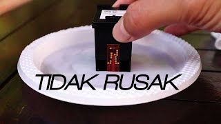 CARA MEMPERBAIKI TINTA PRINTER YANG KERING [upl. by Adnauqal240]