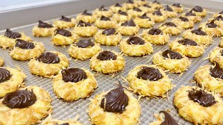 SELALU JADI FAVORIT THUMBPRINT CHOCO CHEESE COOKIES RENYAH ENAK [upl. by Adlihtam]