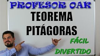 TEOREMA DE PITÁGORAS  PROFESOR OAK  EASY ESTUDY [upl. by Mort582]