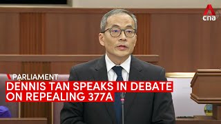 Dennis Tan speaks in debate on repealing Section 377A [upl. by Rodina18]