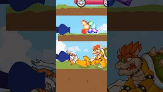 The Great Mario vs Bowser Showdown – Protecting Peach and the Gems [upl. by Alac388]