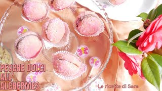 Pesche Dolci AllAlchermes Con La Nutella Ricetta Facile [upl. by Kerge]