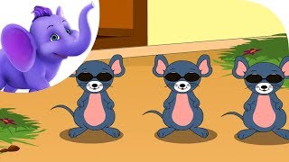 Three Blind Mice  Nursery Rhyme with Lyrics [upl. by Etteraj]