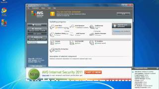 Installing AVG Antivirus on Windows 7avi [upl. by Bronny]