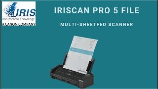 IRIScan Pro 5 File How to process files [upl. by Comras]