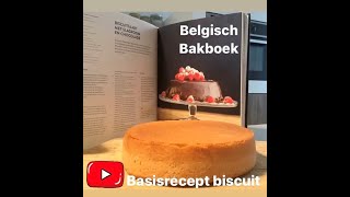 Stefan Elias bakt het basisrecept biscuit [upl. by Adnolahs]