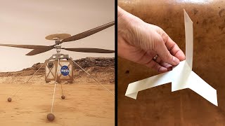 Learning Space Make a Paper Mars Helicopter [upl. by Atla]