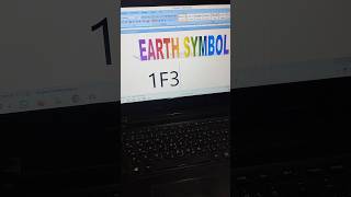 Earth 🌍 symbol shortcut keys  Ms word shortcut keys code [upl. by Ardaid]