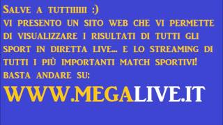 Streaming calcio in hd e risultati in diretta calcio tennis basket nba su wwwmegaliveit [upl. by Netfa865]