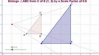 How to Enlarge with a Fractional Scale Factor [upl. by Attenra840]