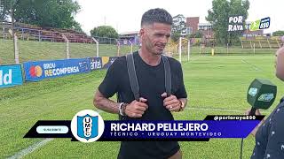 🔵⚫️ Pellejero tras la victoria UruguayMontevideo sobre la IASA quotSon esos triunfos que marcanquot [upl. by Reinnej156]