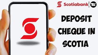 How To Deposit Cheque In Scotia Bank [upl. by Bunder]