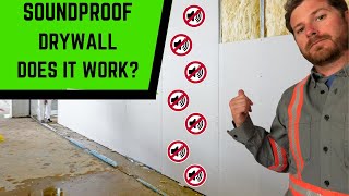 Soundproof Drywall  Best Way to Soundproof a Wall [upl. by Halonna]