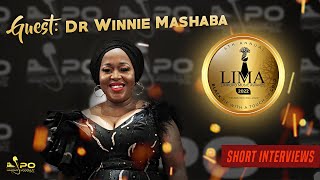 Dr Winnie Mashaba Interview On The LIMPOPO PODCAST Carpet  LIMA22 [upl. by Ecinert]