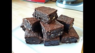 Brownie très fondant aux trois noix 🇺🇸 10 [upl. by Ahsiei]