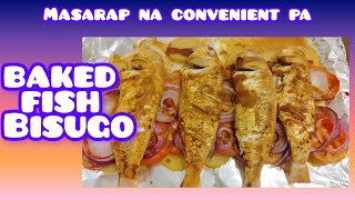 Baked Fish Bisugo deliciousfood [upl. by Anirac63]