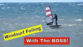 Windsurf Foiling With the BOSS [upl. by Kilian]