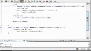 How to open a text file and save it in ArrayList using Java [upl. by Ycnalc]