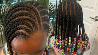 Cute and Simple Kids Hairstyles  Little Black Girl Hairstyles [upl. by Oigile]