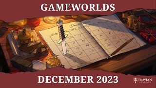 Travian Legends  December 2023 Gameworlds [upl. by Auos788]