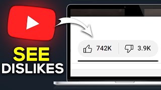 How To See Dislikes On youtube  Easy Guide [upl. by Annaihr]