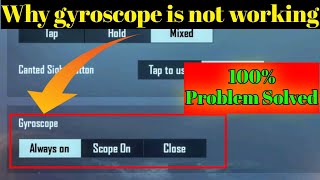 Why Gyroscopes Is Not Working in BGMI and PUBG  Gyroscope Problem Solved [upl. by Fricke]