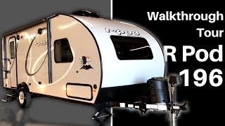 R Pod 196 by Forest River Walkthrough Tour [upl. by Enyalahs]