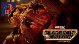 Groot vs Adam Warlock Full Fight Scene FHD I Guardians of the Galaxy Vol 3 CLIP [upl. by Dewar]