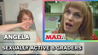 MADtv  Angela Wright Sexually Active 8th Graders REACTION [upl. by Kosel]