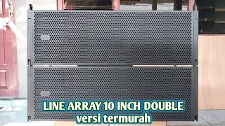 BOX LINE ARRAY 10 INCH DOUBLE VERSI TERMURAH [upl. by Toffey3]